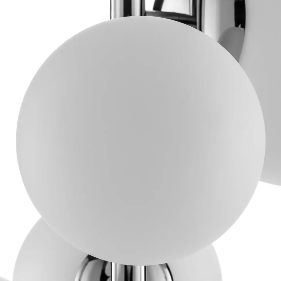 Hængelampe Dione, 4 lyskilder, krom