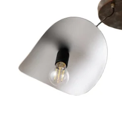 Hængelampe Eger, 3 lyskilder, sort, metal, Ø 50 cm