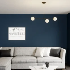 Hængelampe Gama 3, 3 lyskilder, sort