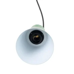 Hængelampe Konikkem, mintgrøn, metal, Ø 14 cm, E27