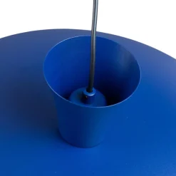 Hængelampe Plato, mørkeblå, metal, Ø 38 cm, E27