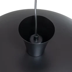 Hængelampe Plato, sort, metal, Ø 38 cm, E27