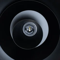 Hængelampe Plato, sort, metal, Ø 38 cm, E27