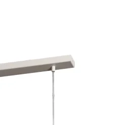 Hængelampe Rif 2, taupe 2 lyskilder, lineær, stål