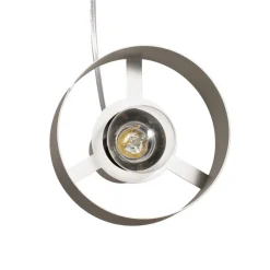 Hængelampe Rif 2, taupe 2 lyskilder, lineær, stål