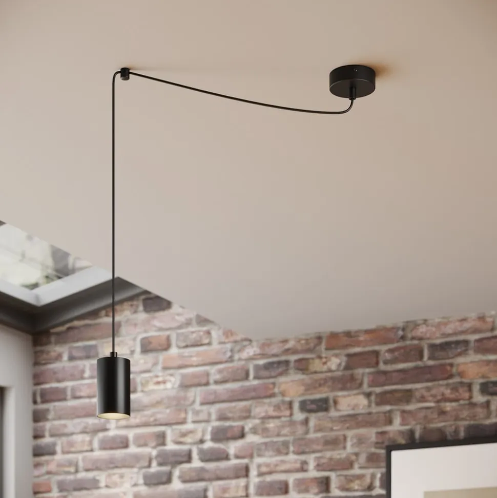 Hængelampe Speed, sort, 1 lyskilde