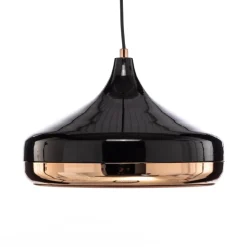 Hængelampe Yildo 253-S 1 lyskilde Ø36cm sort/kobber