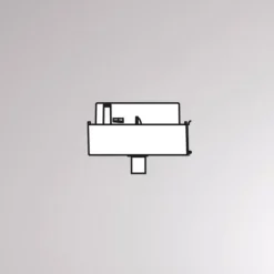 Hængelampe-adapter til Volare-skinne, sort