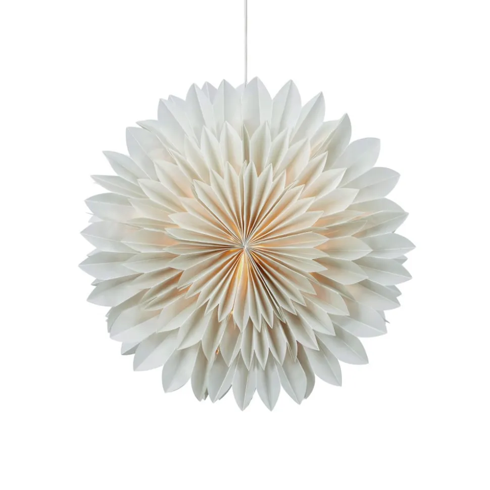 Hængende Solina dekorativ stjerne, grå, Ø 45 cm