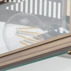 Holborn udendørs loftslampe, kantet, mørk bronze