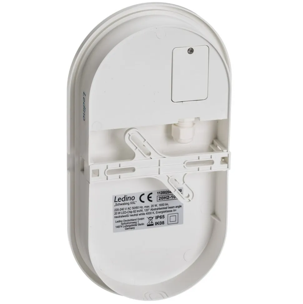 Hurtigmonteret LED-væglampe Schwabing XXL