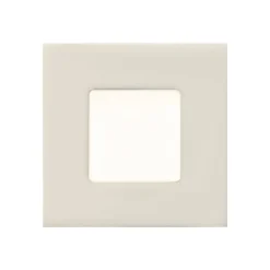 Hvid LED-indbygningslampe Klaus til indbyggede kasser