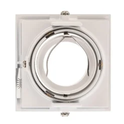 Hyde spot 1 lyskilde kantet drejelig hvid