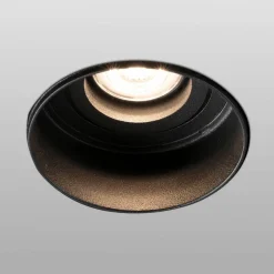 Hyde spot 1 lyskilde rund, drejelig, sort