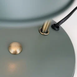 I vintagelook - bordlampen Fedra grøn