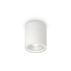 Ideal Lux loftlampe Gun, hvid, aluminium, IP44, GU10