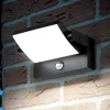 Ideal Lux udendørs LED-væglampe Swipe Sensor, antracit, IP54