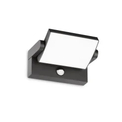 Ideal Lux udendørs LED-væglampe Swipe Sensor, antracit, IP54