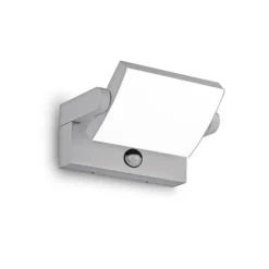 Ideal Lux udendørs væglampe med sensor Swipe grå metal 3.000K