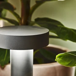 Ideal Lux vejlampe Tesla antracit, aluminium, højde 60 cm