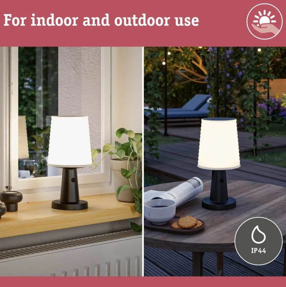 Ilanga Solcelle Lampe Anthracite - Paulmann