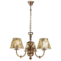 Imponerende Nautica lysekrone, 3 lyskilder