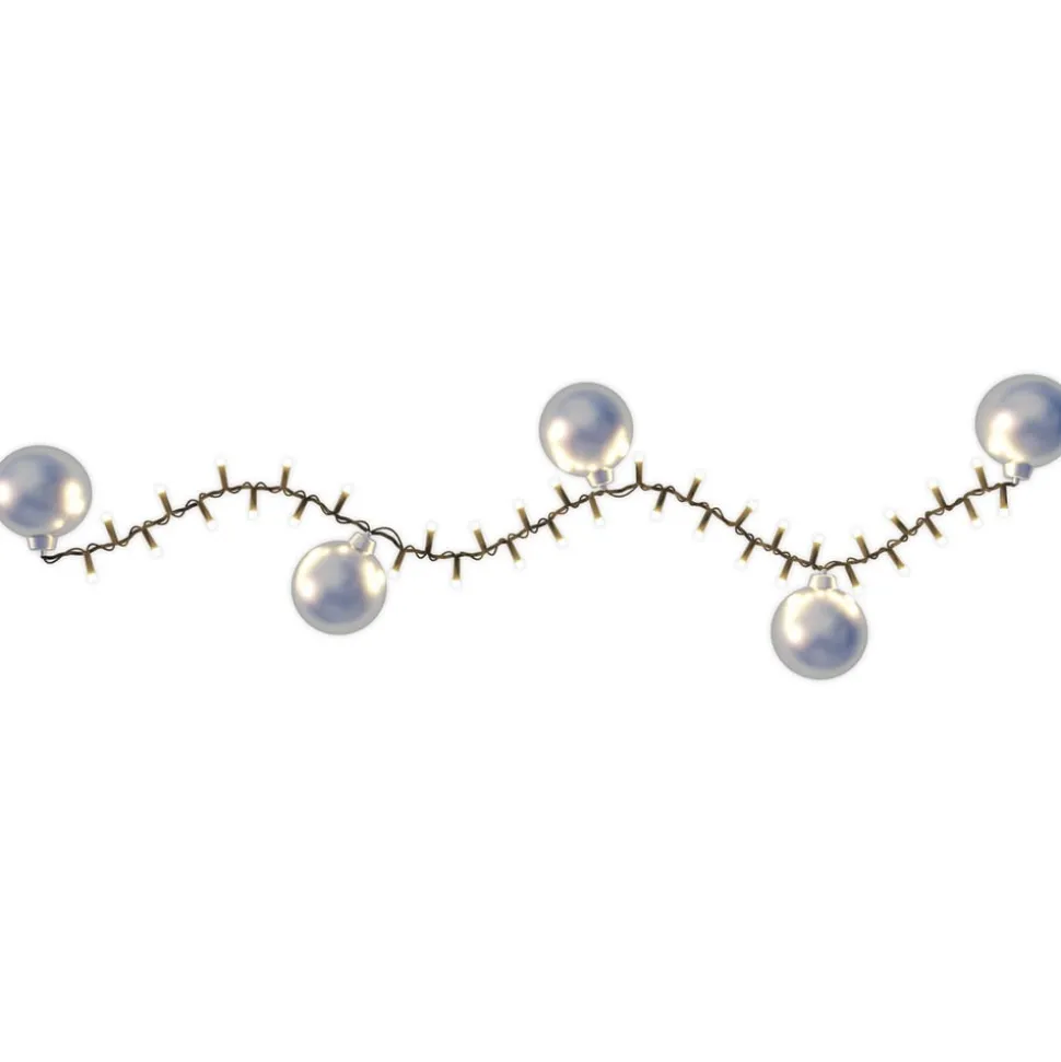 2in1 LED-lyskæde, frosty sølv, 700 LED’er