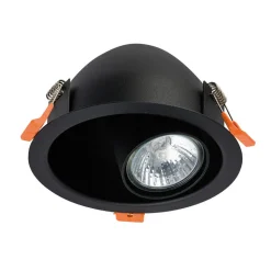 Indbygningsspot Dot, justerbar, sort