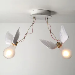 Ingo Maurer Lucellino Doppio LED-loftlampe, 2 lk