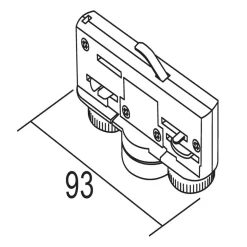 Ivela Adapter, 3-faset, 220-240 V, 10 kg, hvid