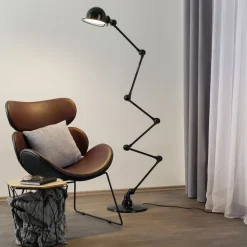 Jieldé Loft D9406 gulvlampe 6 x 40 cm, sort