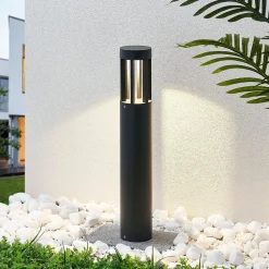 Jordis LED-gadelampe i mørkegrå