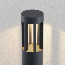 Jordis LED-gadelampe i mørkegrå