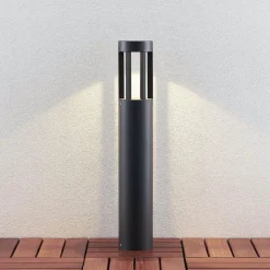 Jordis LED-gadelampe i mørkegrå