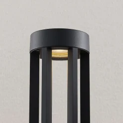 Jordis LED-gadelampe i mørkegrå