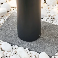 Jordis LED-gadelampe i mørkegrå