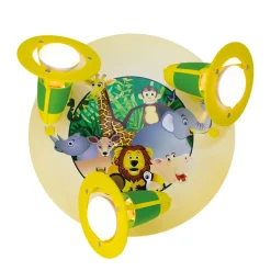 Jungle rondel loftslampe