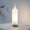 JUST LIGHT. bordlampe Bottle, opal hvid, glas, E14