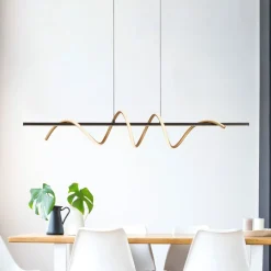 JUST LIGHT. Emanda hængelampe, jern, sort messing