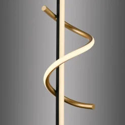 JUST LIGHT. Emanda LED-bordlampe, jern, sort-messing