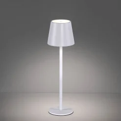 JUST LIGHT. Euria LED-bordlampe, hvid, jern, IP54