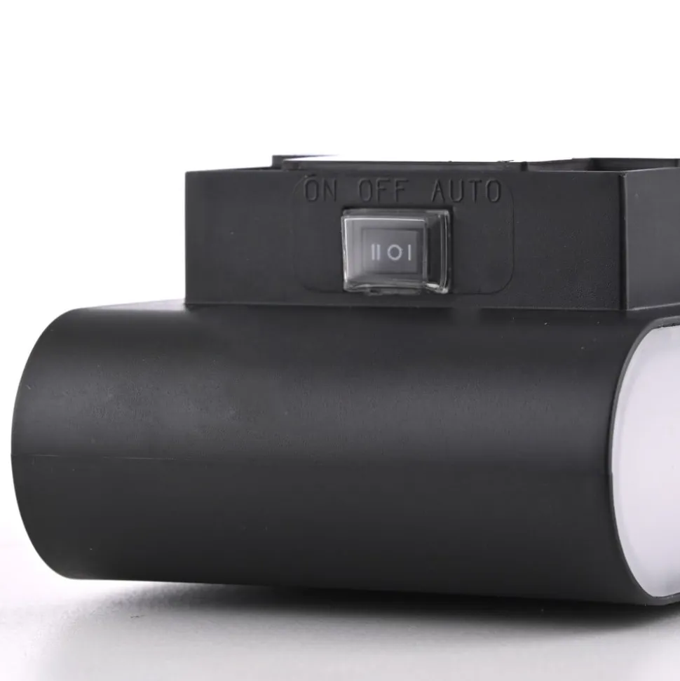 JUST LIGHT. LED-batteridrevet væglampe Ziddy sort Sensor 3.000K