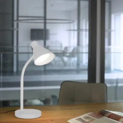 JUST LIGHT. LED-bordlampe Pixie, plast, hvid