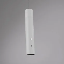 JUST LIGHT. LED-hængelampe med batteri, hvid, jern