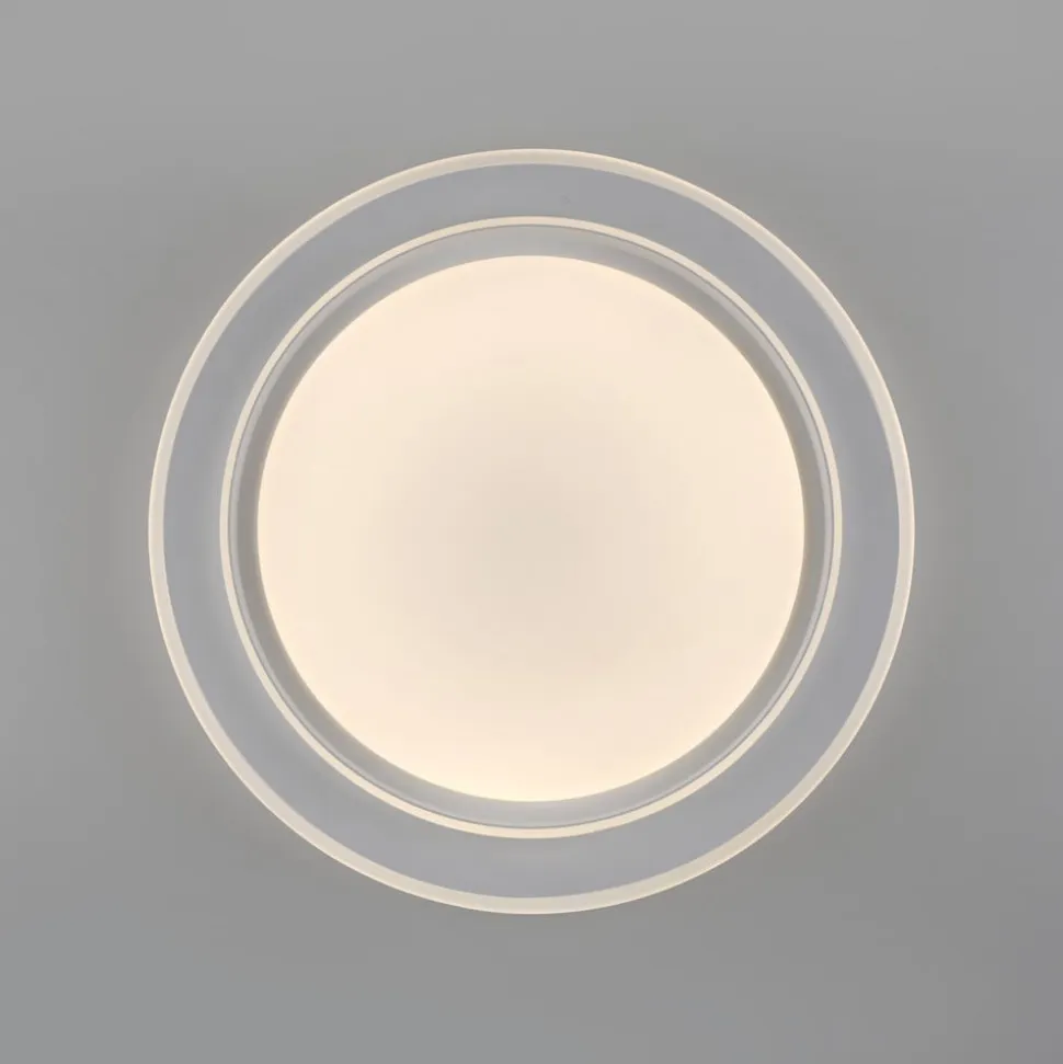 JUST LIGHT. LED-loftslampe Lago Ø 49,3 cm CCT fjernbetjening