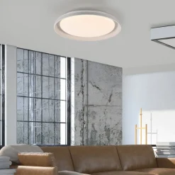 JUST LIGHT. Sati loftlampe, plast, hvid