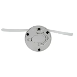 JUST LIGHT. Swat fluepiskeris, batteridrevet, hvid