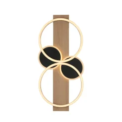 JUST LYS. Trooper loftlampe, jern, træ