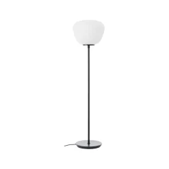 Kaizen gulvlampe, højde 140 cm, opal, glas/metal