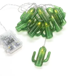 Kakteen LED-lyskæde, batteridrevet